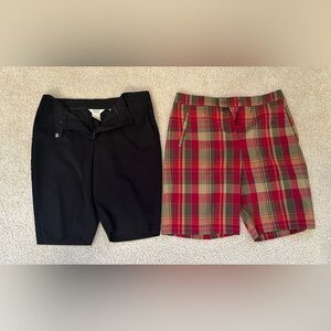 Talbots Black and Plaid Women's Shorts